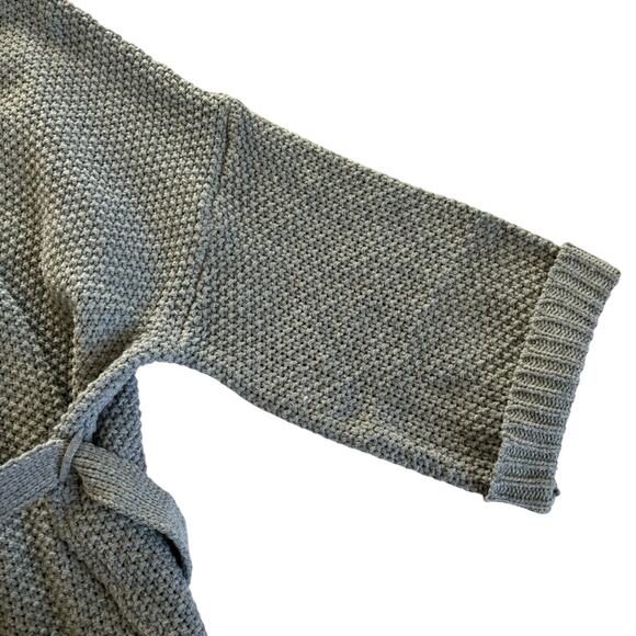 Cezele Boutique Women’s Gray Oversized Knit Open Front Cardigan Size Medium NWT - Picture 5 of 11